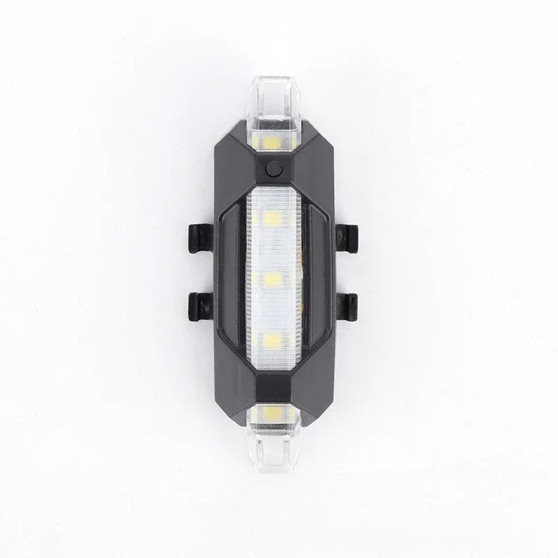 Lámpara impermeable recargable por USB para bicicleta de montaña, luz trasera de advertencia para ciclismo, faro LED para patinete eléctrico