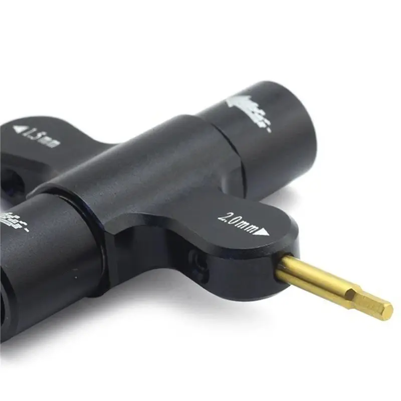 YSUN-M5 Quad Wrench With Built In One Way Bearing Tool 1.5Mm/2Mm Screwdriver Release Propeller Brushless Motor