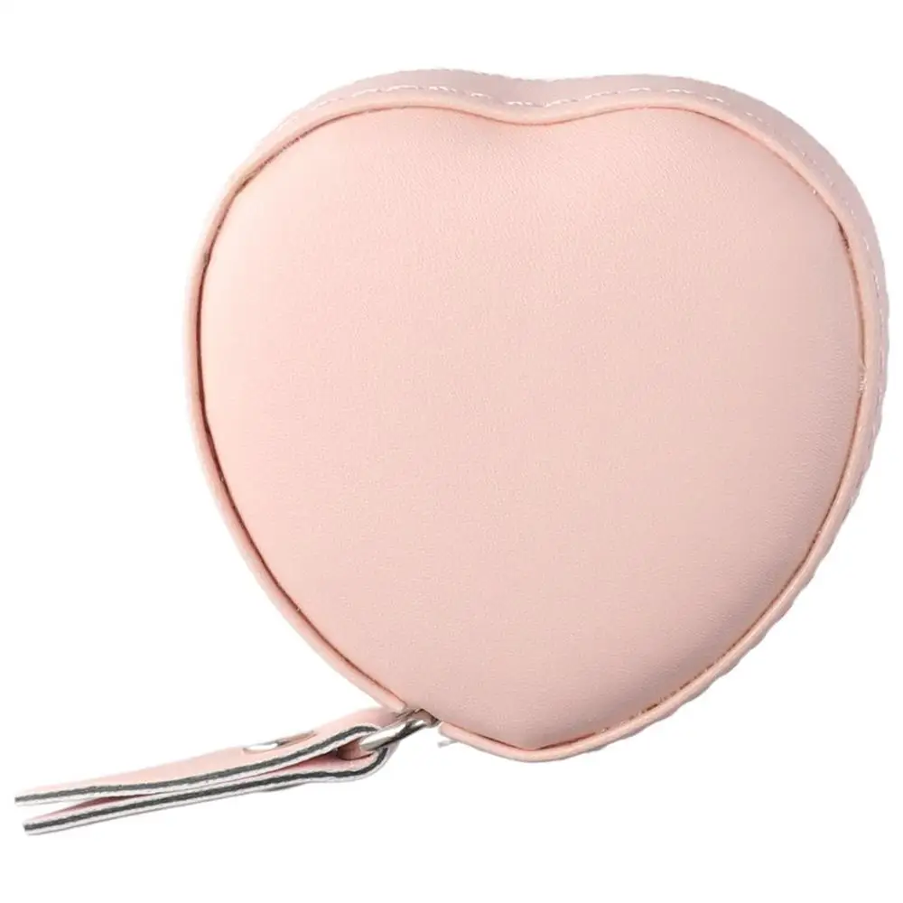 Cute Heart Shape Tape Measure Pink Portable Measuring Tape Wear Resistant Soft Leather Flexible Ruler Home