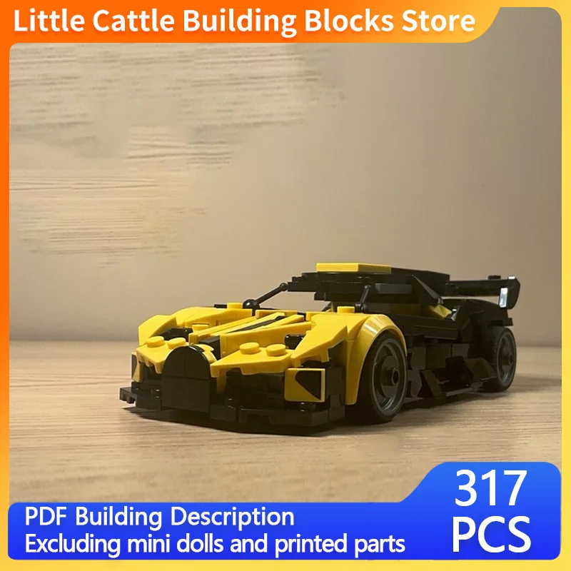 City Car Model MOC Building Bricks Extreme Performance Supercar Modular Technology Children Holiday Gifts Assemble Toys Suit