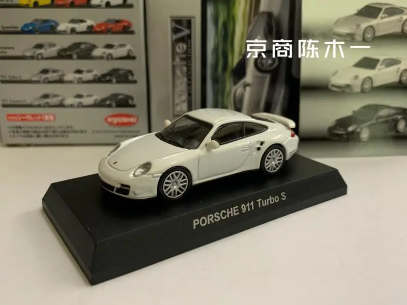 1:64 KYOSHO Porsche 911 Turbo S 997 Diecast Model Car Kids Toys Gift