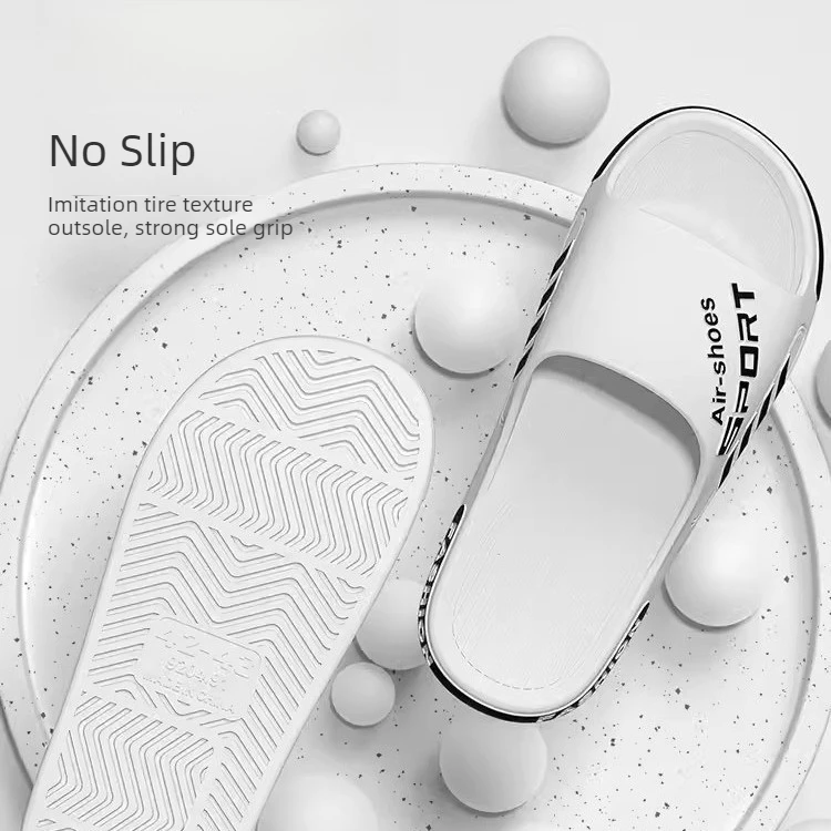 Men's slippers women's summer outdoor trend shock-absorbing slippers anti slip for showering household bathrooms cool slippers