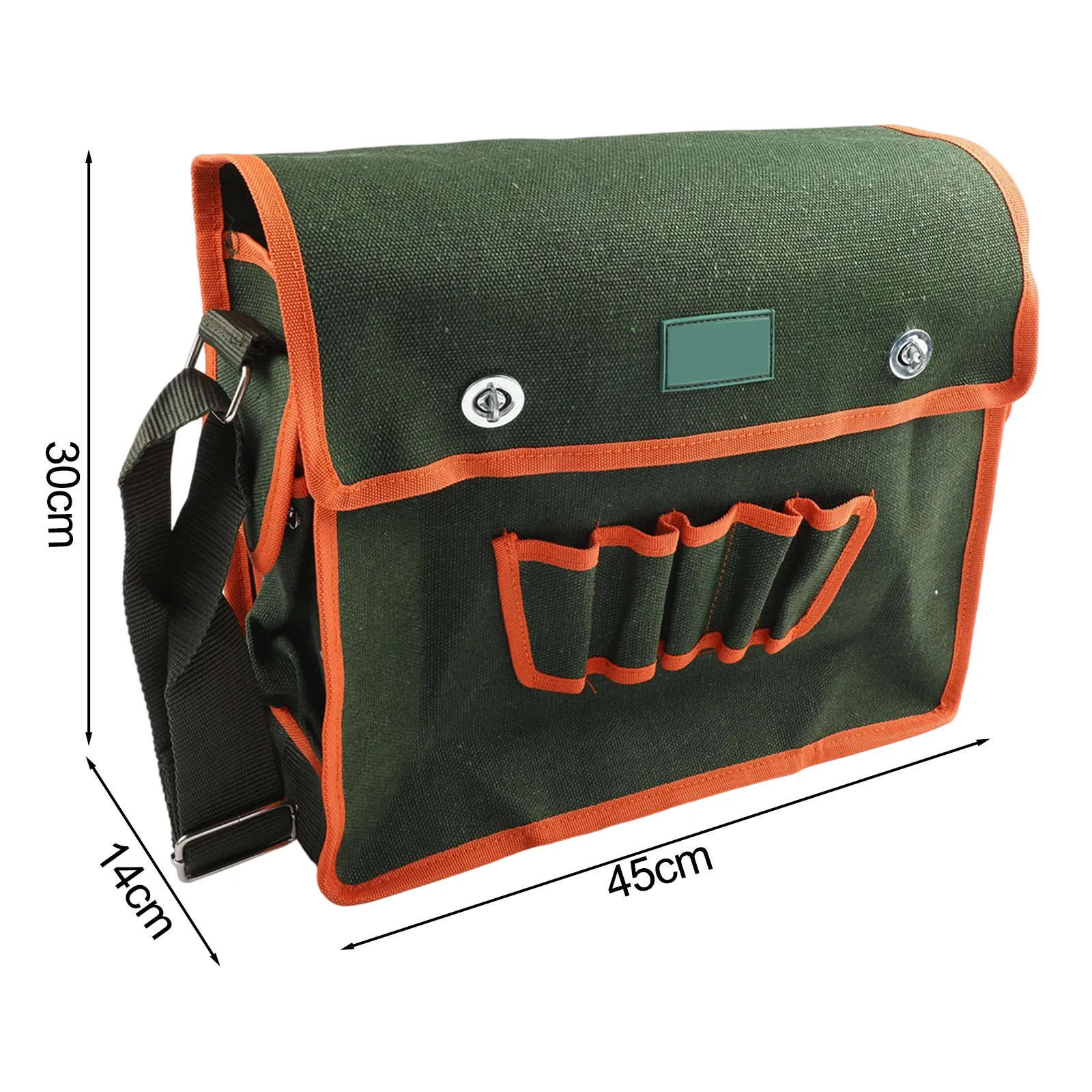 Borsa per attrezzi per elettricisti Borsa a tracolla singola Officina Kit di riparazione per attrezzi per la lavorazione del legno Borsa per attrezzi multifunzionale impermeabile in tela