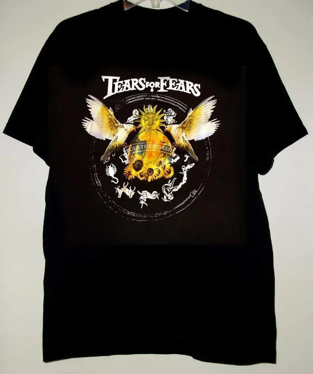 Футболка с короткими рукавами Tears For Fears Band Rule The World, все размеры S-5XL QX0099