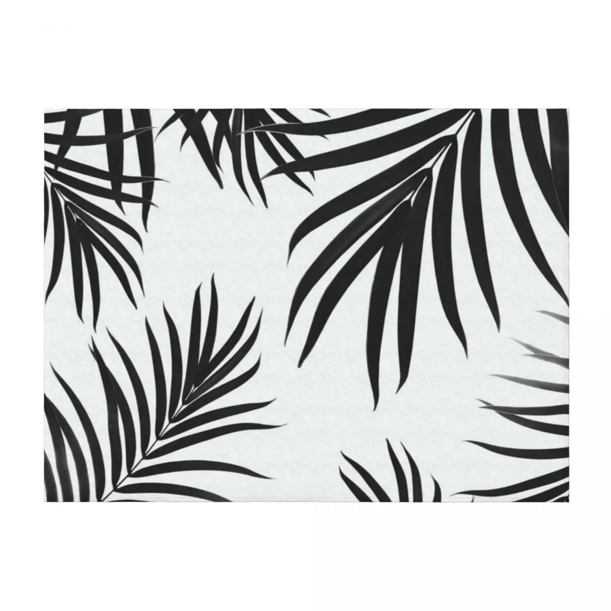 

Palm Leaves Pattern Summer Vibes #2 #tropical #decor #art Throw Blanket Furry funny gift Thermals For Travel Bed covers Blankets