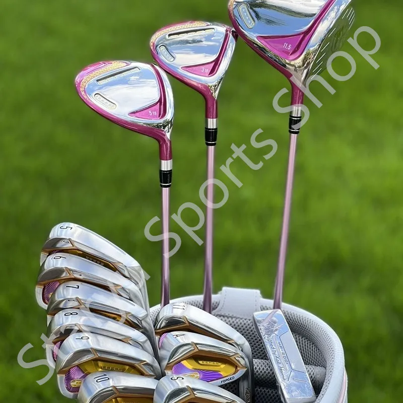 

Женские клюшки для гольфа S07, полный набор клюшек для гольфа BERES07, полный набор для правой руки, 13 шт., водитель для гольфа + дерево + железы + клюшка