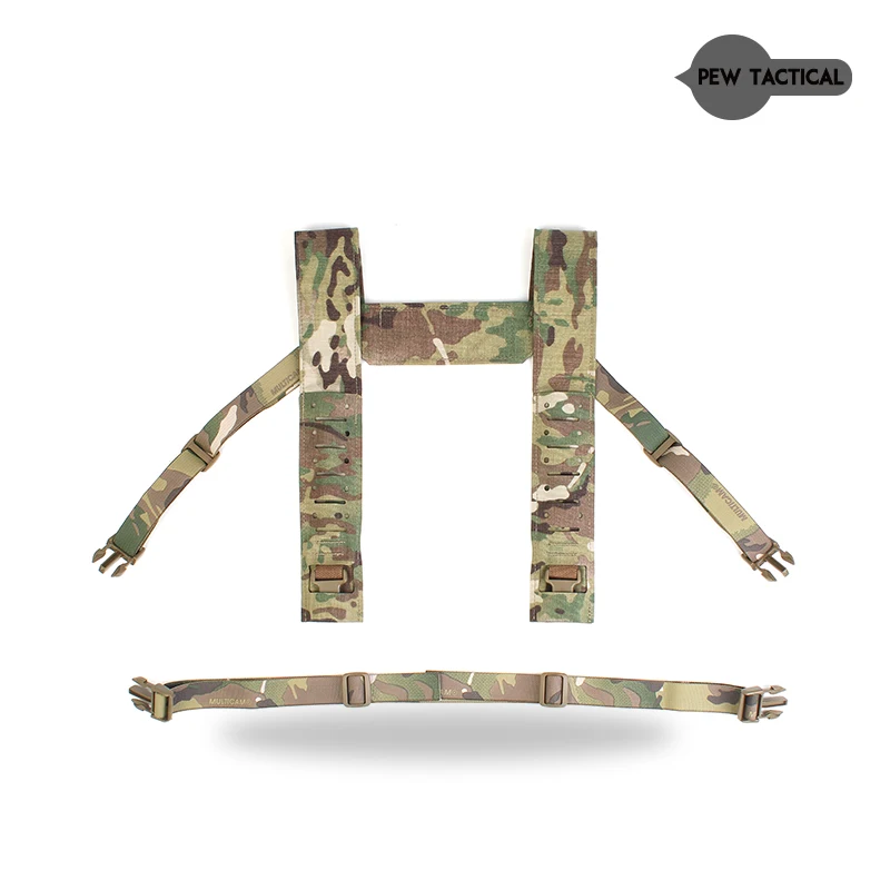 Imagem -05 - Pow Tactical ss Estilo Fat Strap Airsoft Universal H-arnês Mk4 Ua74