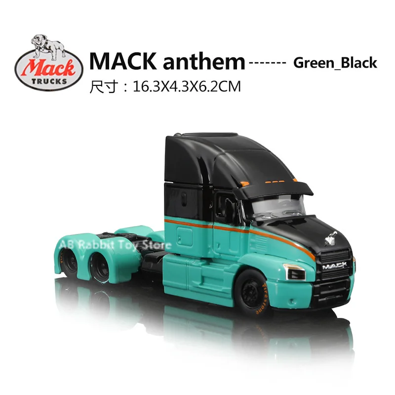 Maisto Truck Trailer Head Car Model Diecast Toy Container Alloy Truck Engineering Transport Vehicles Toys Car Collectibles Gifts