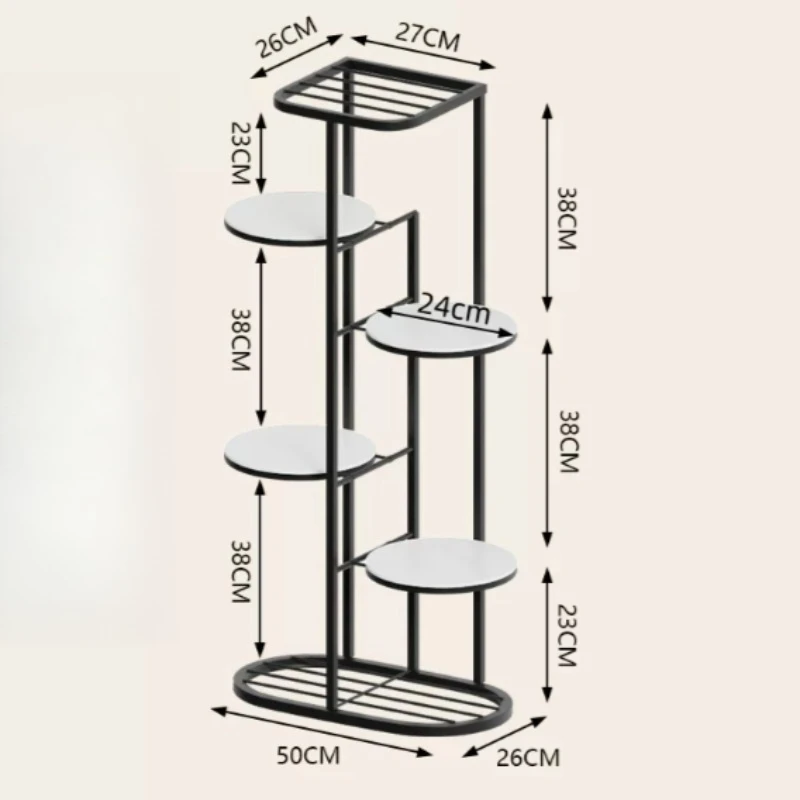 Room Decoration Plant Shelf Bucket Terrace Garden Art Plant Stand Vertical Metal Mesa Para Plantas Front Porch Furniture