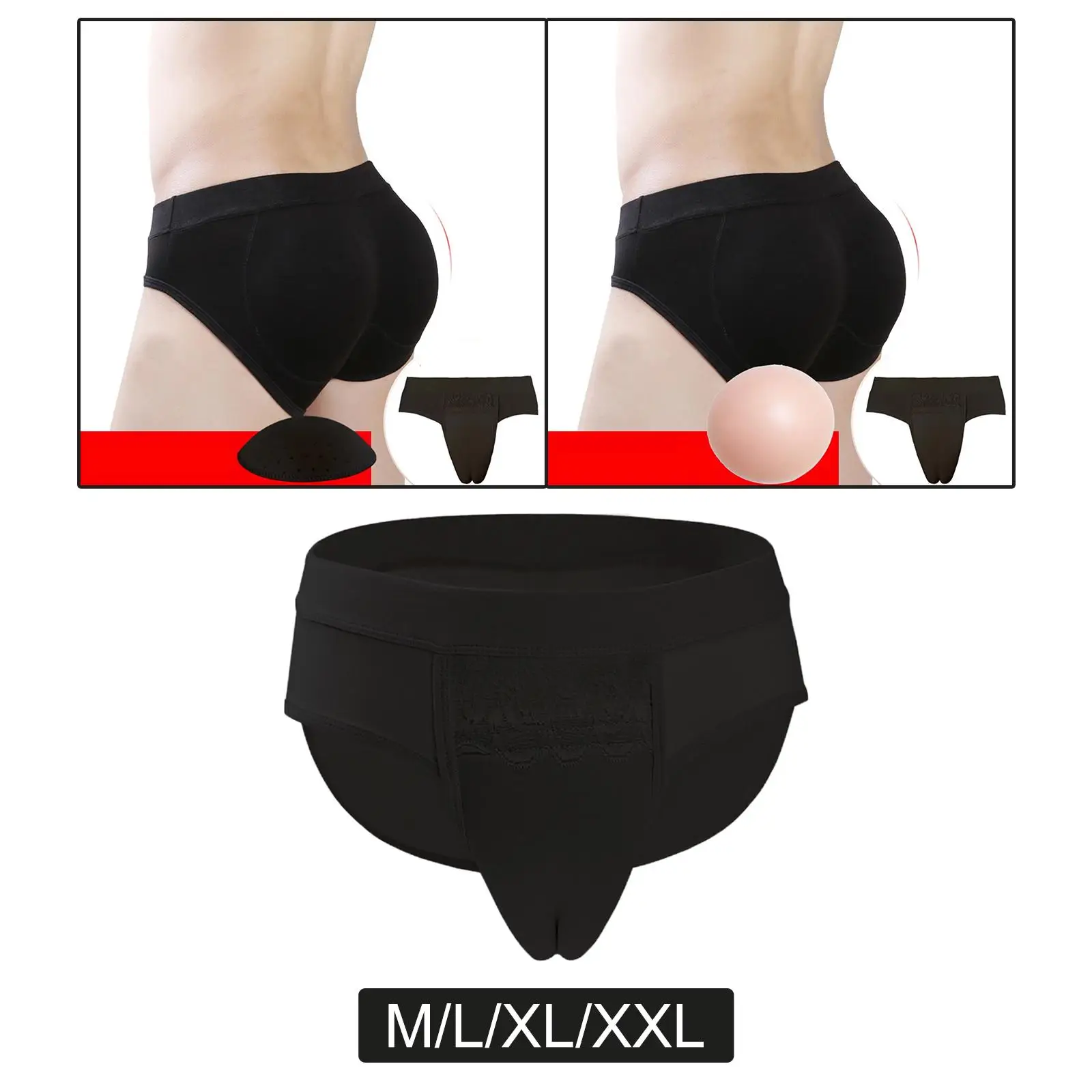 Sissy Men Hiding Gaff Panty Shaping Brief Crossdressing Transgender Thong