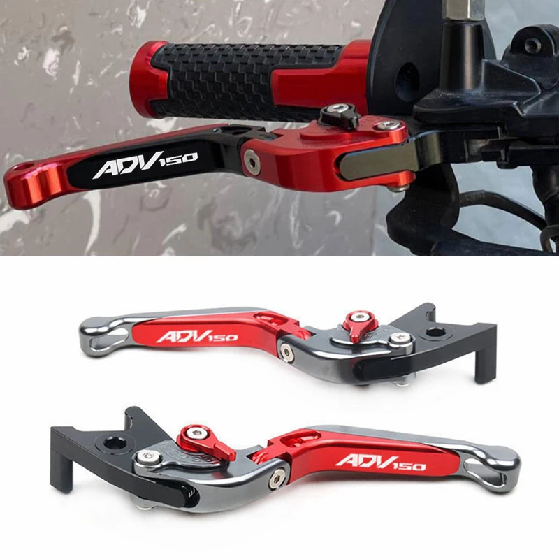 cnc折りたたみ式拡張可能ブレーキクラッチレバー、adv150、adv-150、2020用オートバイアクセサリー