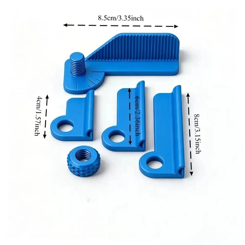 7sets/bag Adjustable Adjustable Drilling Guide Multi-Angle 3D Printed Multi-Angle Drilling Rail Positioner Precise