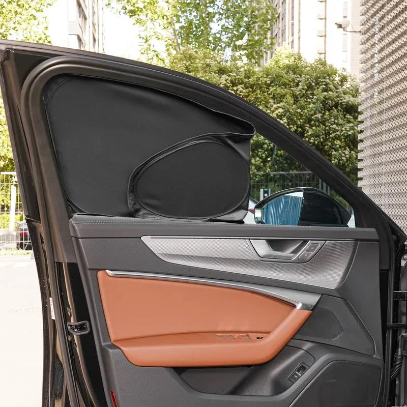 

Автомобильный анти-УФ- теплоизоляционный черный солнцезащитный козырек для конфиденциальности окон для AUDI A6 4K Sedan 2019-2024, защитная крышка, аксессуары для интерьера