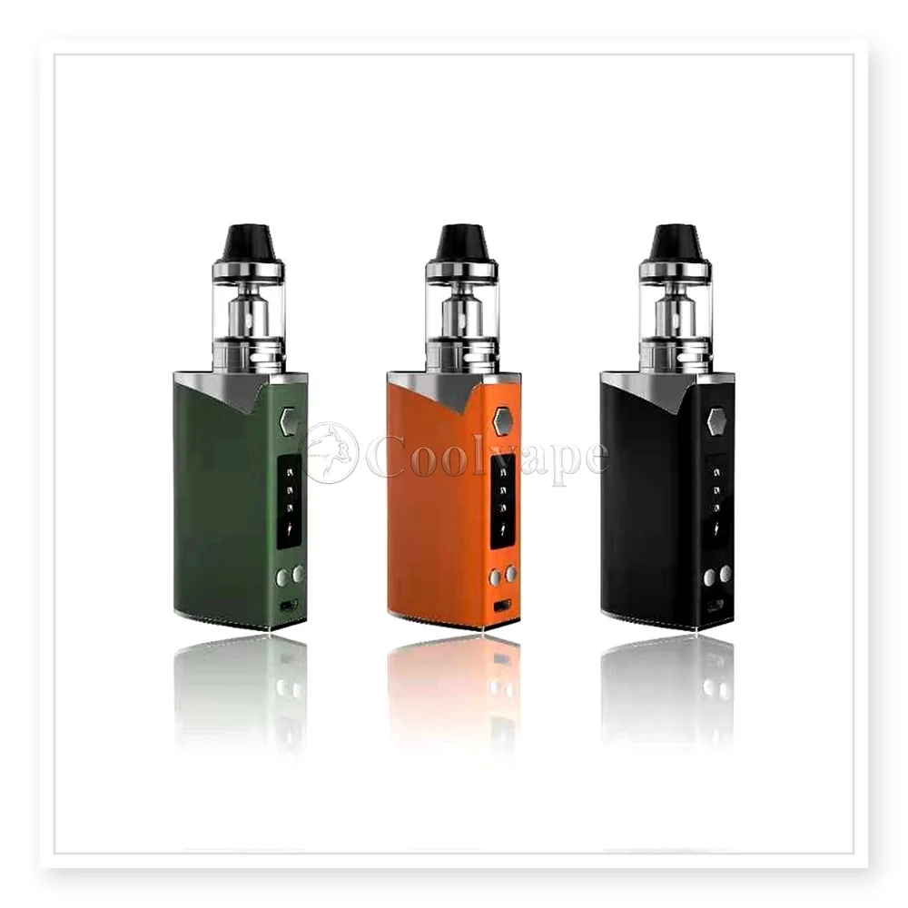 80W Vape Kit with 2200mAh Built-in Battery, 2.5ml Atomizer Tank, High Vapor Box Mod E-Cigarette