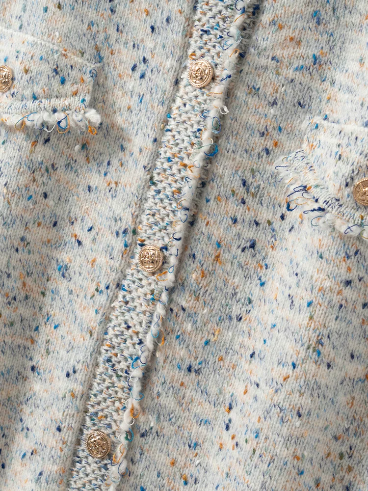 Colete sem mangas de feijão colorido pesado feminino outono inverno o pescoço 100% cashmere cardigan camisola quente macio casual topos