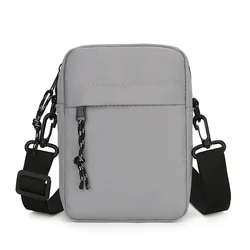 Simple Casual Mini Crossbody Bag Men's Nylon Small Shoulder Bag For Men Oxford Messenger Phone Side Sling Bag Husband Chest Bags