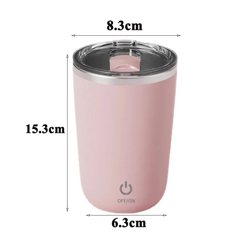 Automatic Mixing Cup Stainless Steel Self Stirring Magnetic Mug USB Rechargeable Milk Coffee Smart Mixer Drinware for Gifts