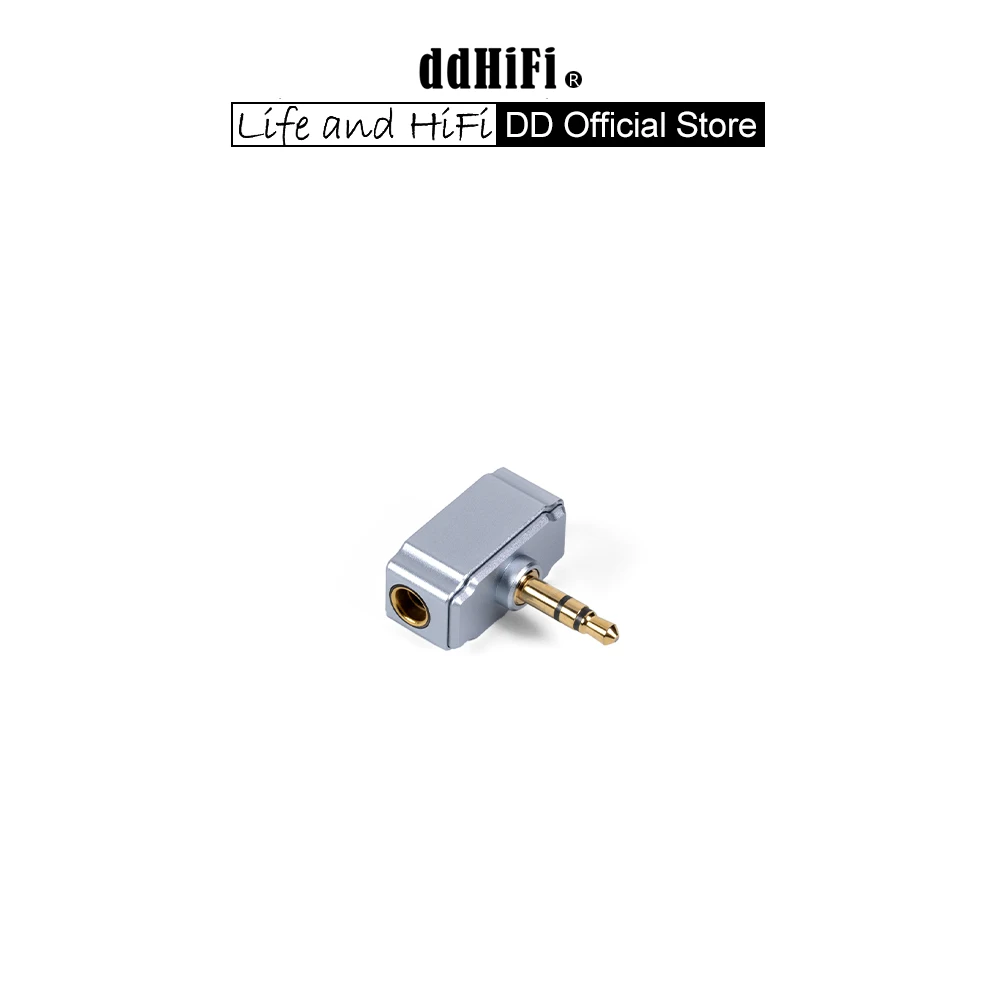 dd-ddhifi-dj44al-35mmオス-44mmメス変換アダプター、kゴールドメッキ銅製プラグ、al6063アルミニウム合金製コンパクト変換器