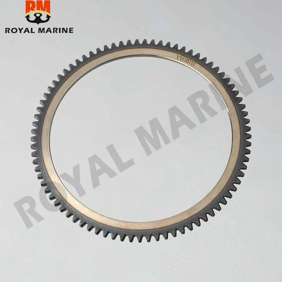 

66M-85550 Flywheel Crown Gear Ring For YAMAHA Outboard Motor 4T F9.9 F13.5 F15 Parsun PAF15-07070100W 172-208mm 2 pcs