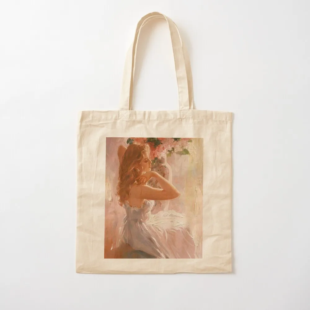 

Ethereal Princess Core Aesthetic Oil Painting Tote Bag Reusable bags Eco bag Canvas Tote Bag