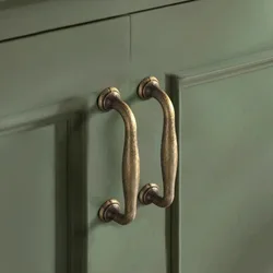 Antique Retro Handle Bronze Single Hole Handles European Style Cabinet Door Drawer Zinc Alloy Wardrobe Cabinet Furniture Pulls
