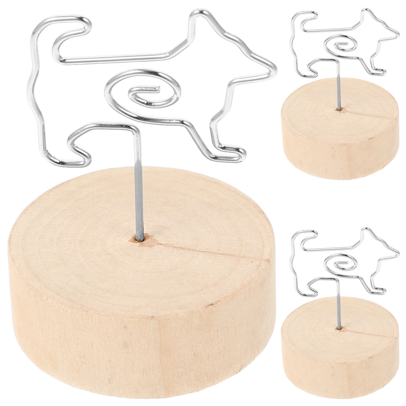 Metal Note Holder Picture Holders Clips Place Card for Table Photo Business Desk