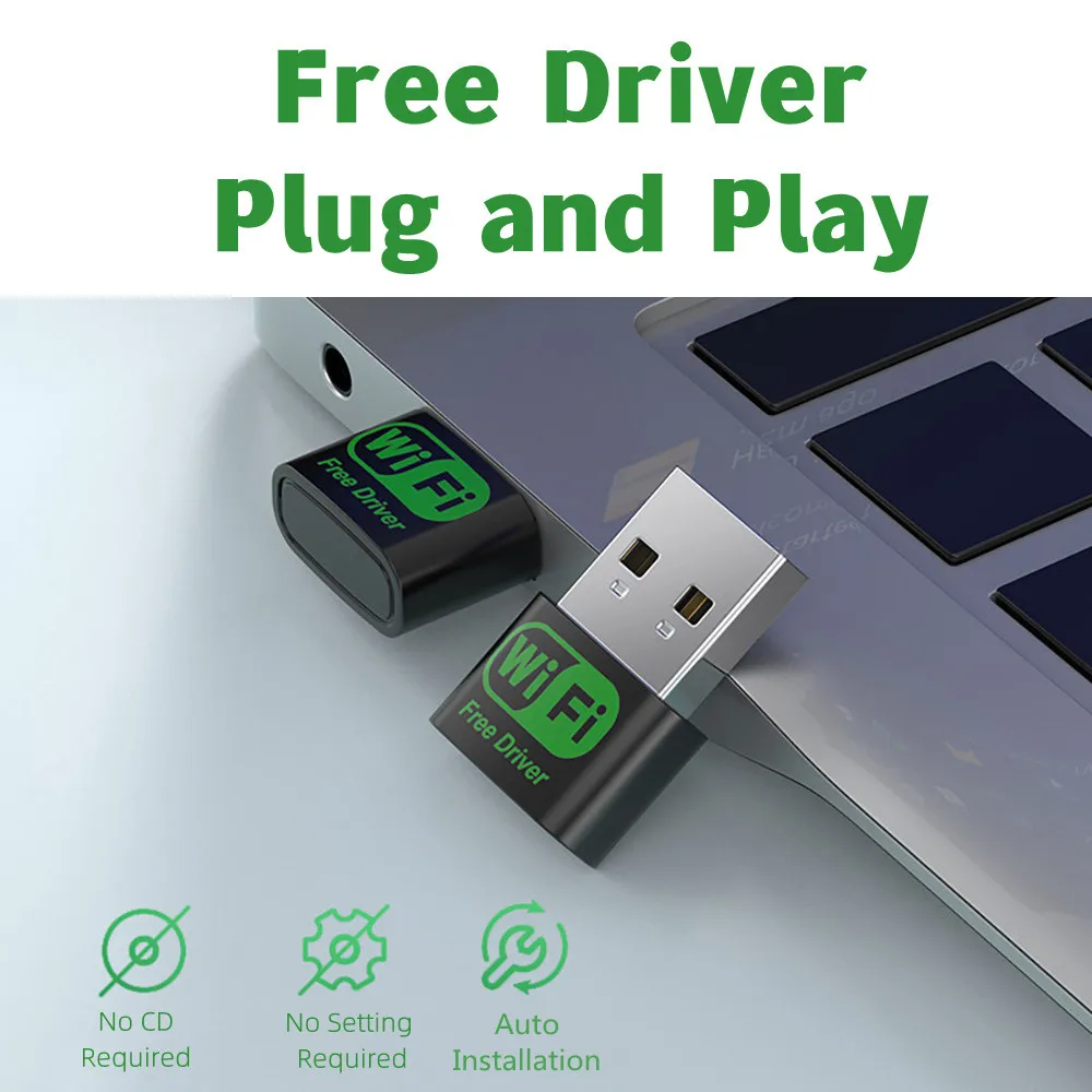 미니 USB Wifi 어댑터 150Mbps 무선 2.4G WiFi 수신기 802.11N 동글 무료 드라이버 MT7601UN 네트워크 카드 데스크탑 노트북 용