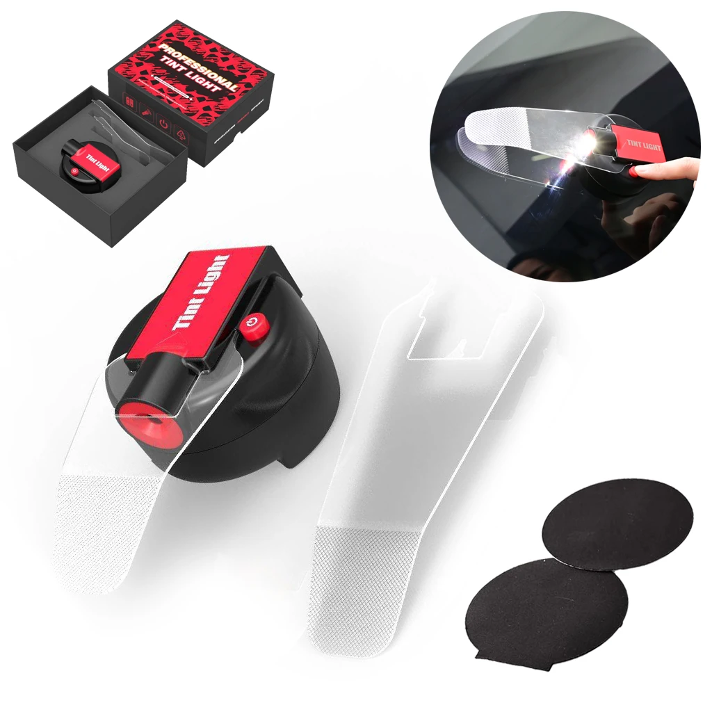 

EHDIS Car PPF Tint Lighting Tool With Reflectors Precise Edge-Cutting Light Windshield Film Bubble Removal Magnetic Illumination
