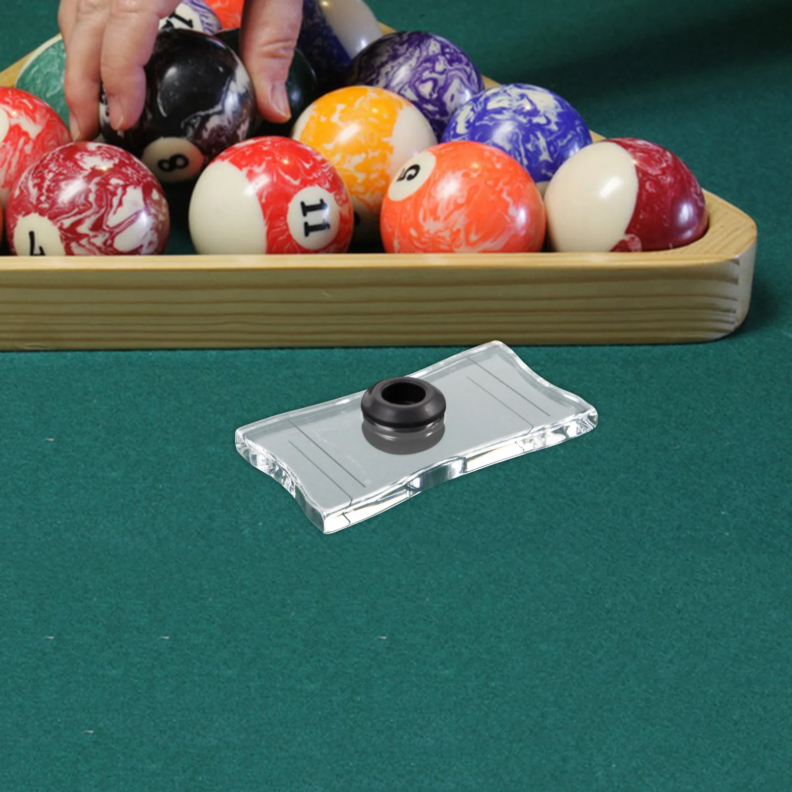 Billard-Trainingszubehör, transparenter Queue-Stroke-Trainer für präzise Aufnahmen, vielseitige Verwendung von Anfängern bis Profis