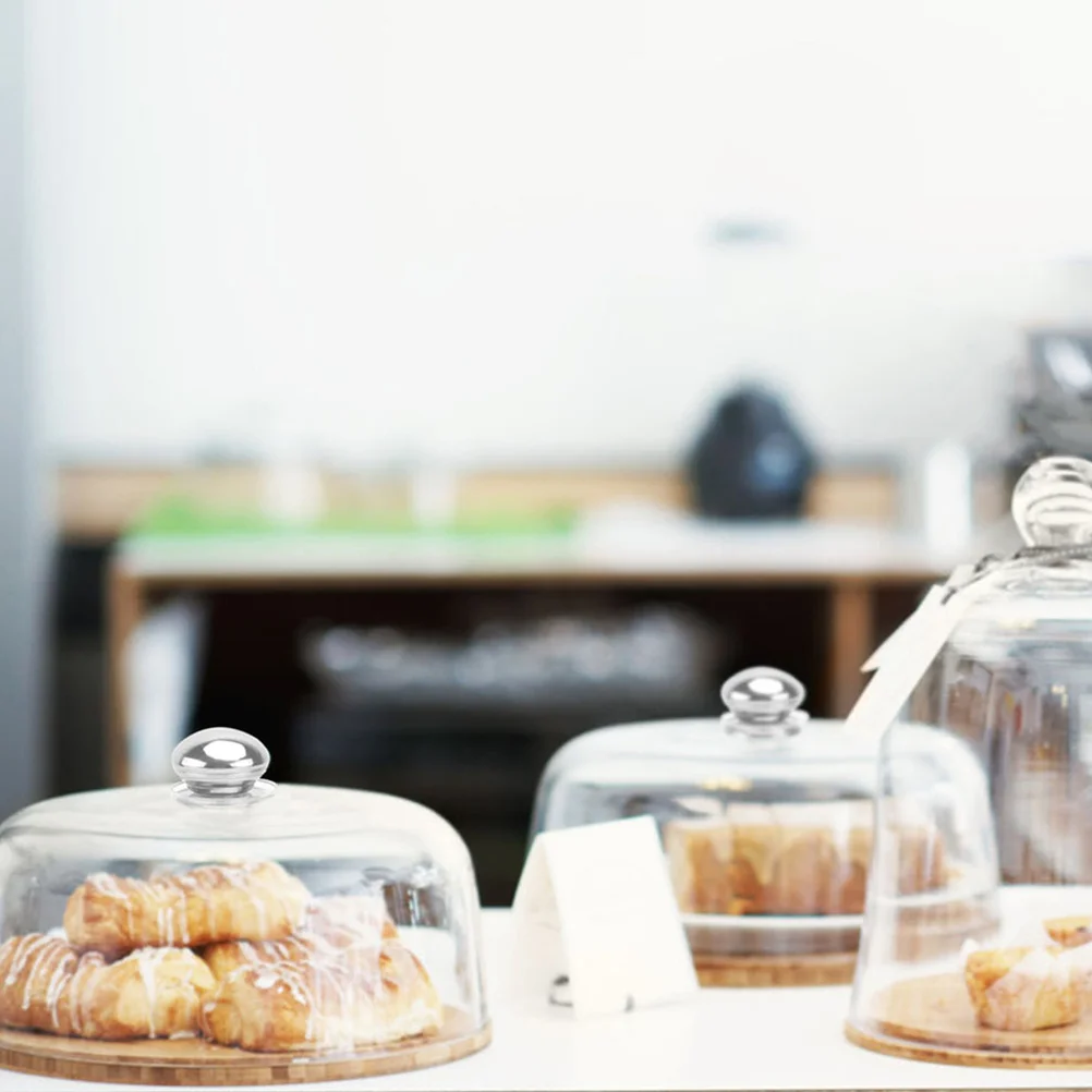 قطعتان من غطاء الكيك، واقي الكيك البلاستيكي الشفاف للاستخدام الداخلي والخارجي، أغطية الطعام للخارج #5