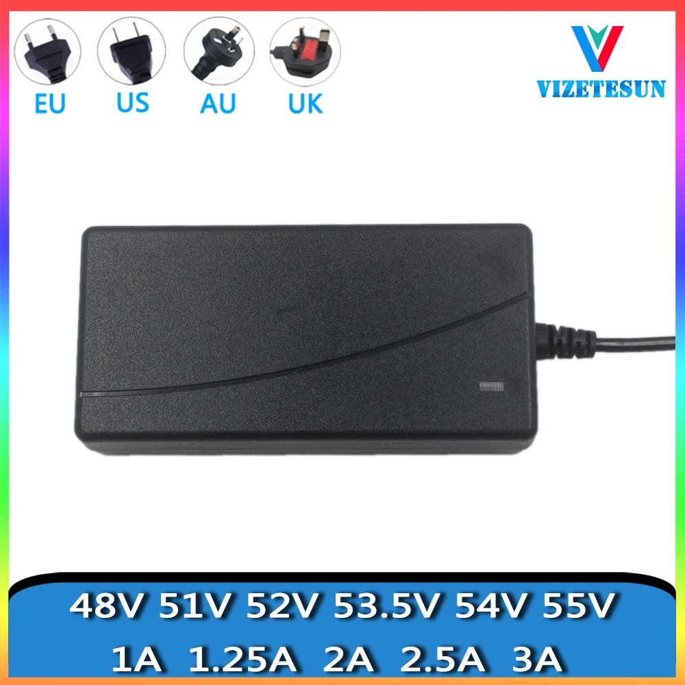 POE Switch 48V 51V 52V 53.5V 54V 55V 1A 1.25A 2A 2.5A 3A Charging Power Cord Adapter Cable