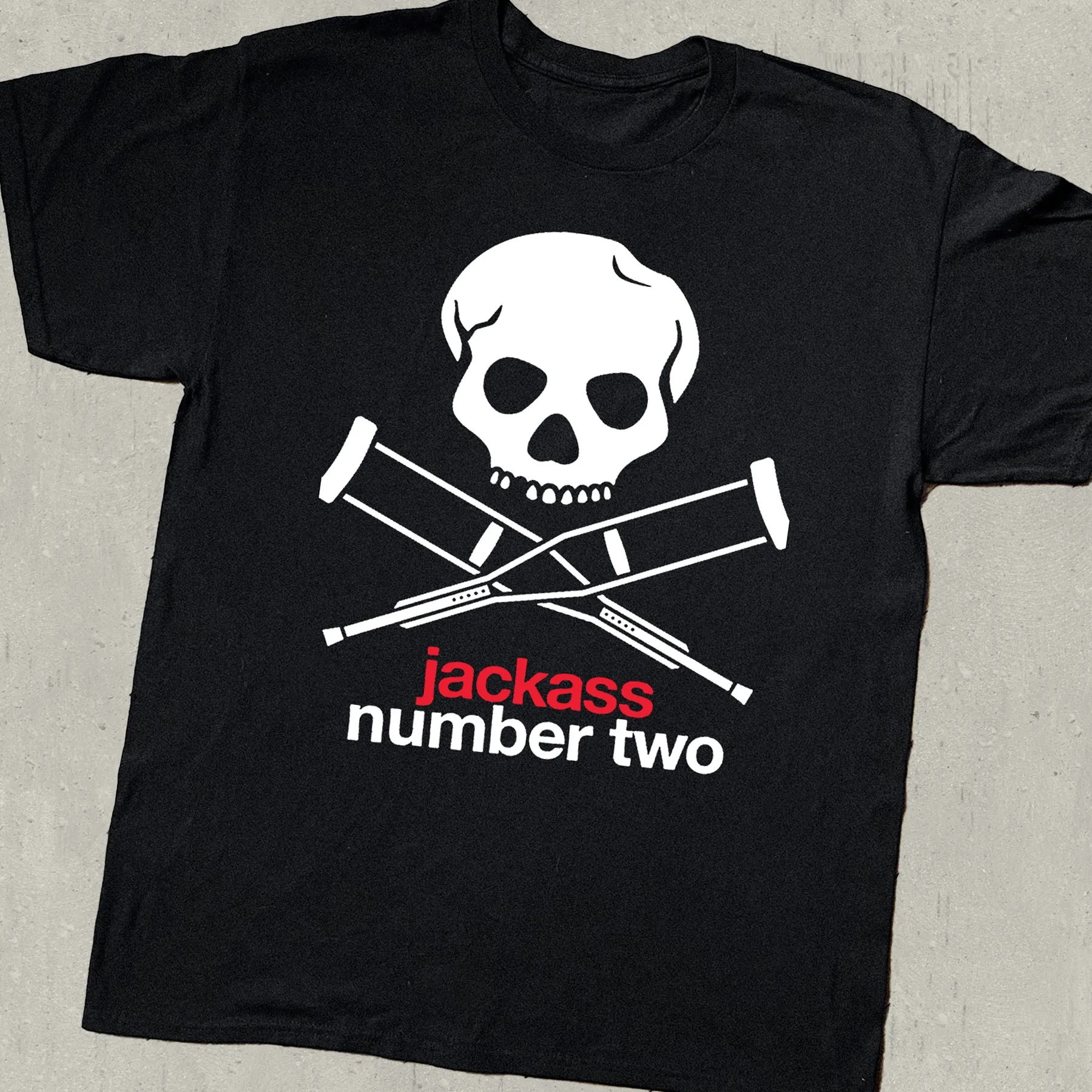 Vintage Jackass Number Two 2006 Movie Promo Graphic T-Shirt Cotton Men Women Streetwear Tee