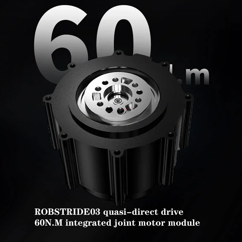 ROBSTRIDE03 quasi-direct drive 60N.M integrated joint motor module, three-in-one motor, planetary reducer, and driver (dual)