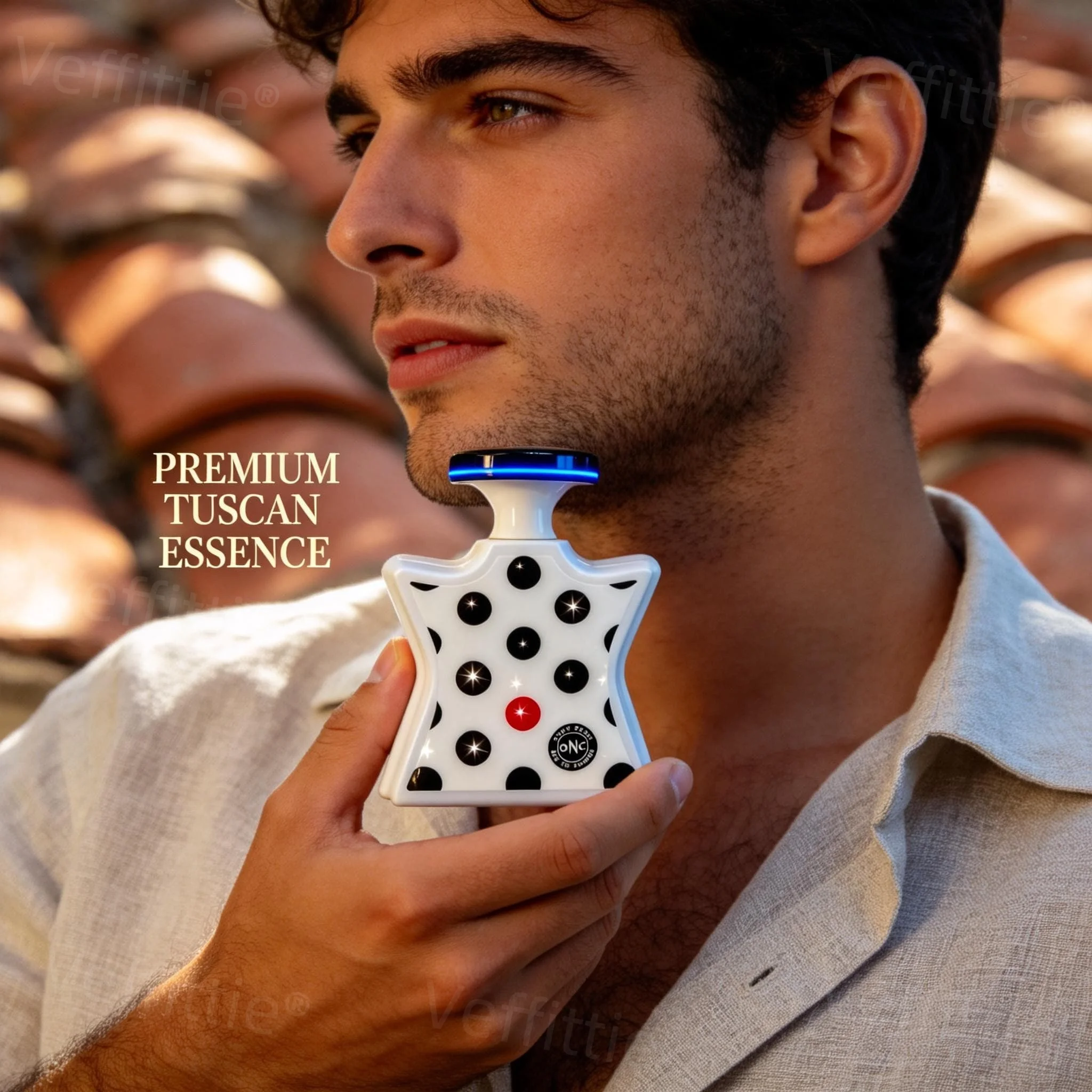 

Warm Floral-Woody Calm Perfume, 100ml Star-shaped Polka Dot Bottle, Indoor Relax Wear, All Day Fresh, Soft Amber-Musk Essence