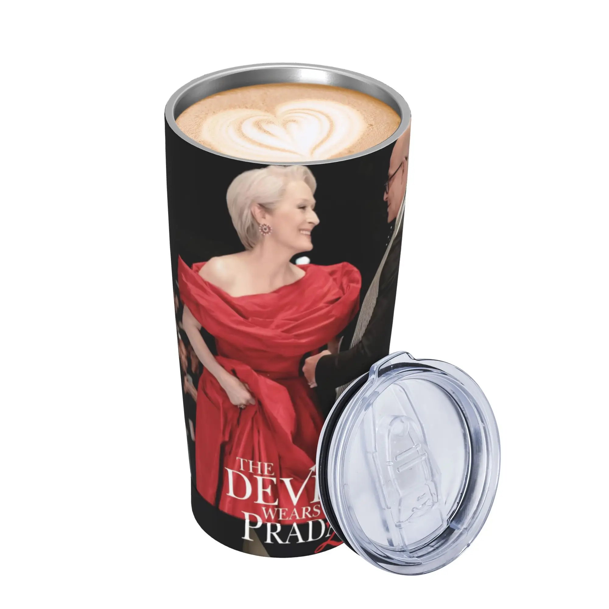 The Devil Wears Pradas 2 Moive Tumbler Vacuum Insulated  Coffee Cups Vacuum Flask Office Home Mug Hot Cold Drink 20oz