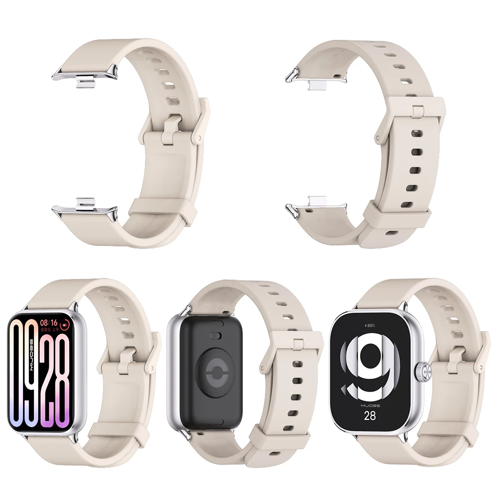 Mi Band 8 Pro cinturino in silicone per Xiaomi Mi Band 9 Pro braccialetto intelligente ricambio cinturino sportivo orologio Correa per Mi Band 8 Pro