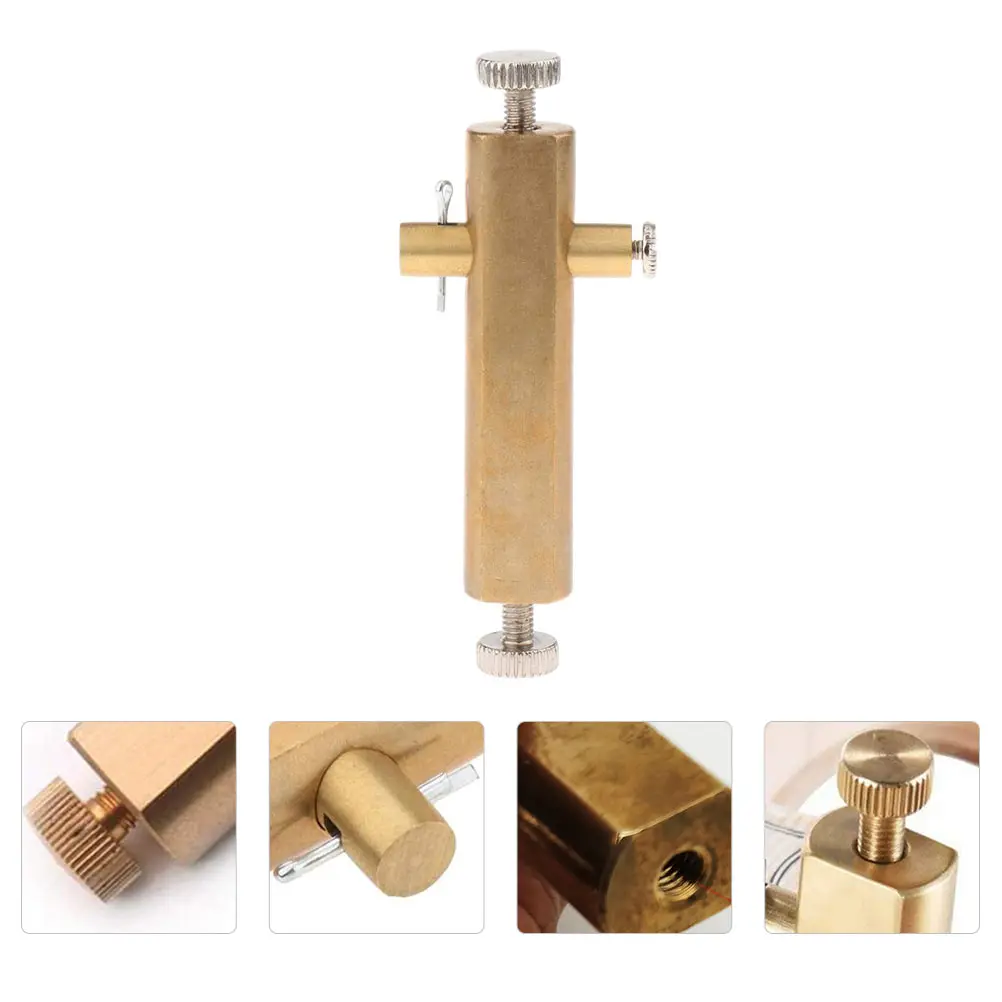 

1pc Premium Violin Inlay Slot Cutter Golden Luthier Tool Engraving Gadget For Violin Making Sturdy Brass Body Sharp Edge