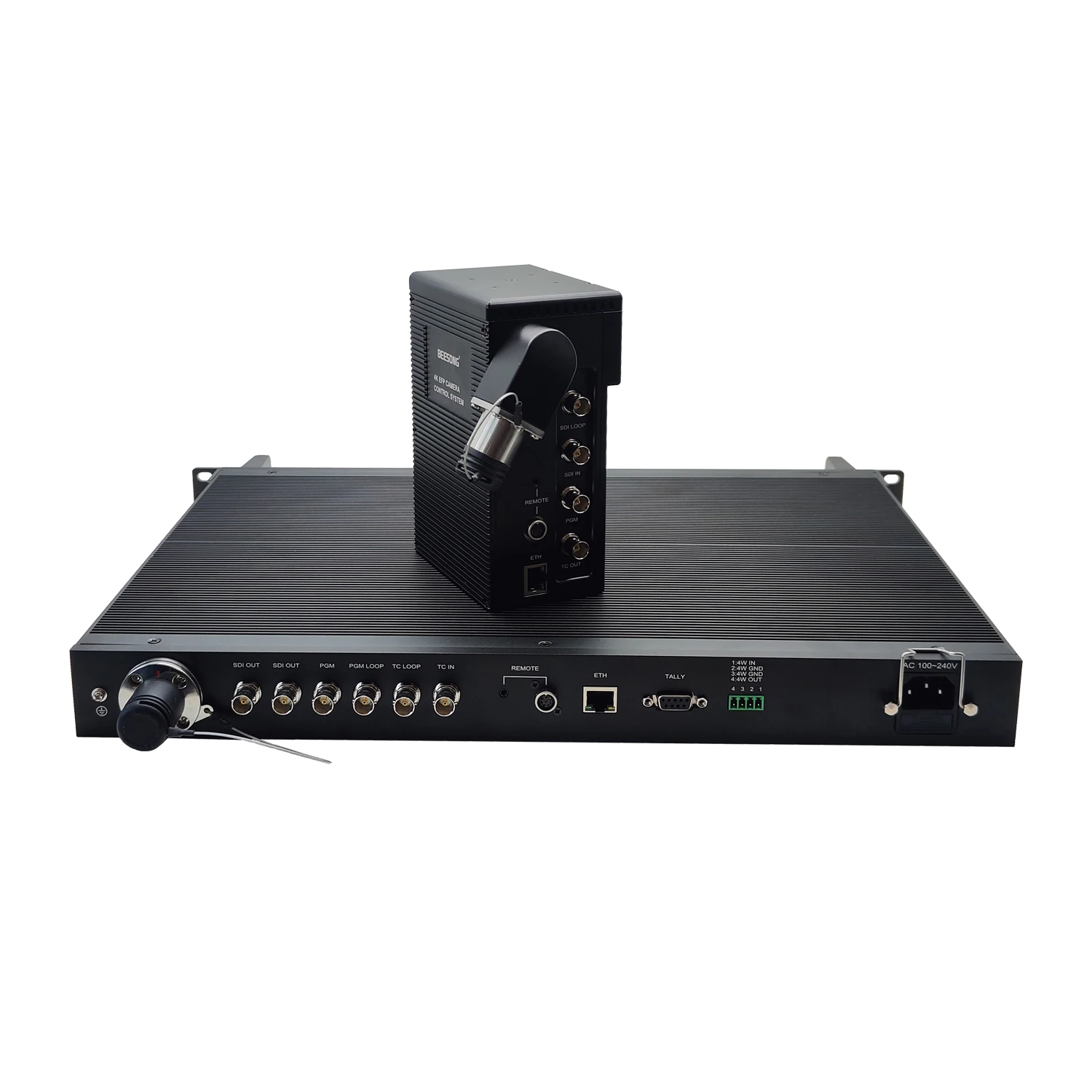 12G-SDI Fiber Optic Extender with Tally and Intercom Converter SMPTE Fiber Receiver/Transmitter
