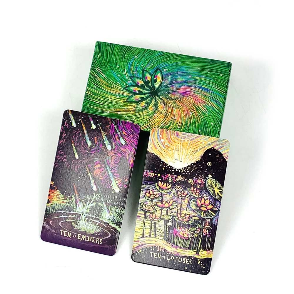 بطاقات التارو الجديدة، بطاقات ألعاب حفلة ترفيهية عائلية، لعبة لوحة العرافة الغامضة، ألعاب العطلات، لعبة التخييم #1