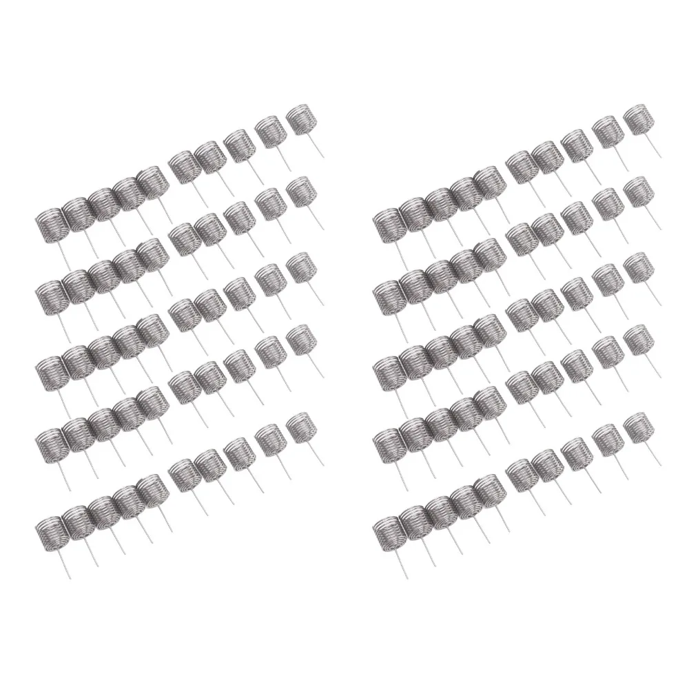 100PCS Stainless Steel Fertilizer Mesh Basket Mesh Design Column Shape Fertilizer Nutrition Box Slow Release Silver