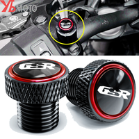 For SUZUKI GSR 750 600 400 GSR750 GSR600 GSR400 All Year Motorcycle M10*1.25 CNC Aluminum Screws Bolts Mirror Hole Plugs Cap
