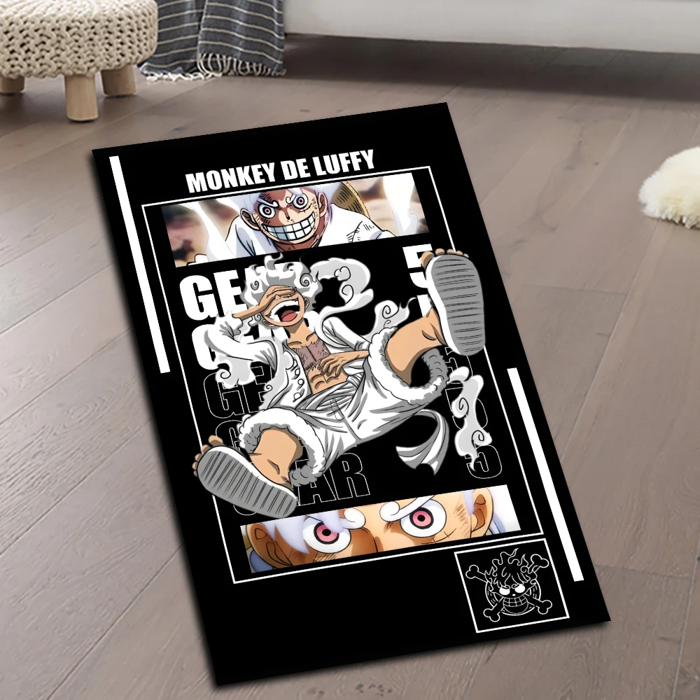 

Коврик в стиле аниме, популярный стиль Sanji Luffy Gear 5, цельный ника, форма, индивидуальный мультяшный ковер, ковер ручной работы для домашнего декора