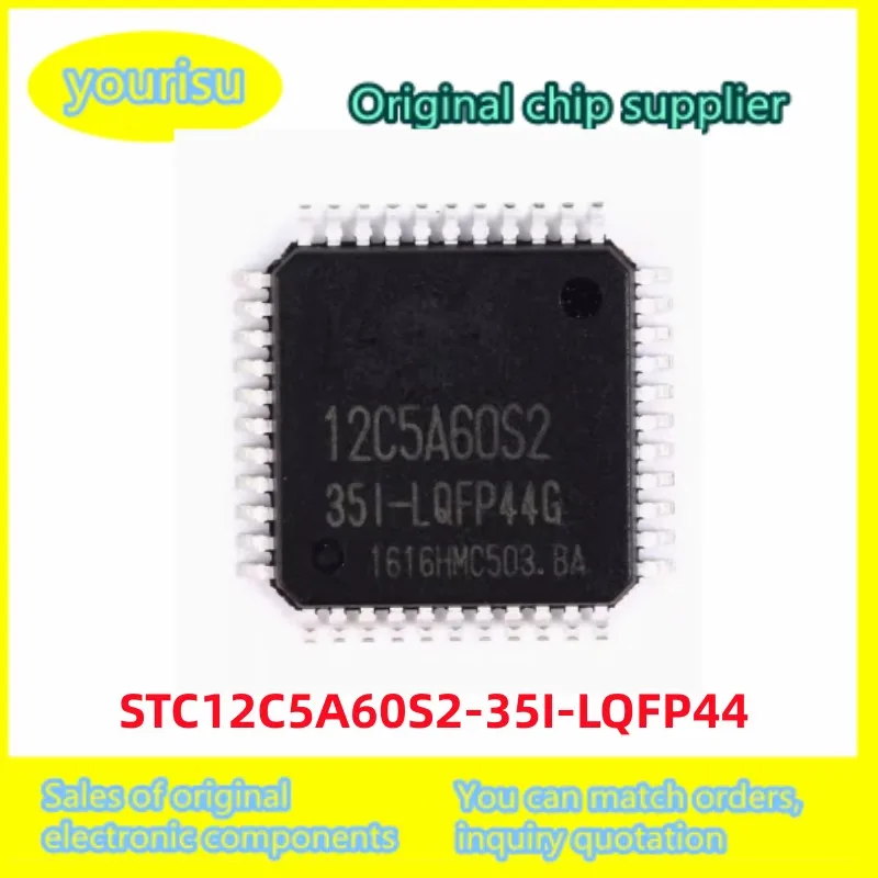 1Pcs/Lot SMD STC12C5A60S2-35I-LQFP44 STC12C5A60S2 MCU microcontroller chip