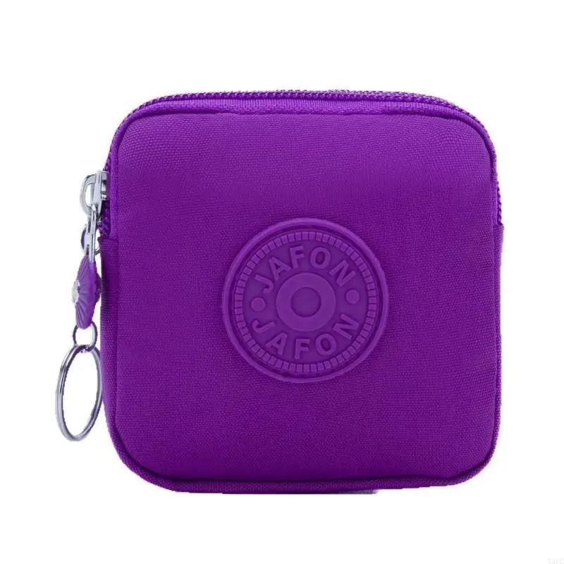 Nylon Storage Case Secure Closure for Coin Organization X3UC