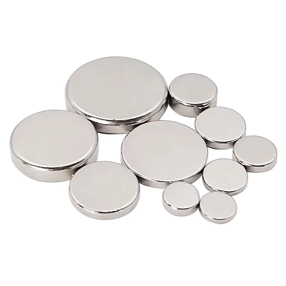 N52 NdFeB Magnet 2/2.5/3/3.5/4/4.5/5/6/7/8/9/10mm Thick 1-10mm Super Strong Magnet Round Permanent Neodymium Magnets