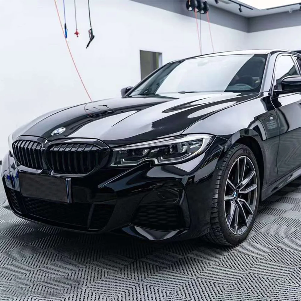 

CRYSTAL GLOSS BLACK OUT Car Wrap Vinyl Film Self Adhesive Automobile Protection Film