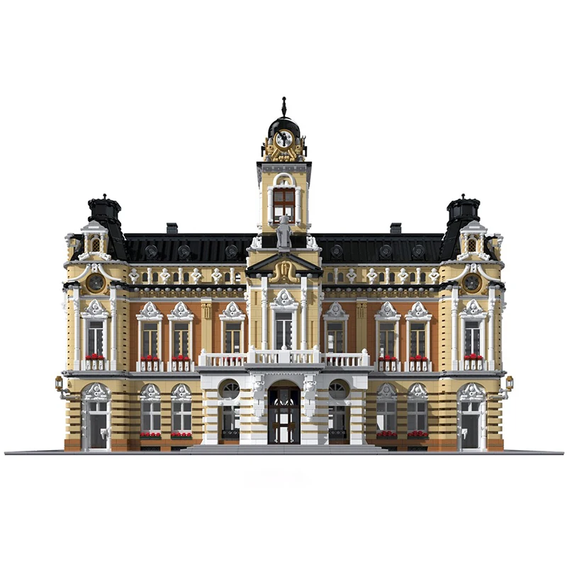 City Building Model Moc Building Bricks Famous Buildings in the US Model Technology Modular Blocks Gifts Toys DIY Sets Assembly