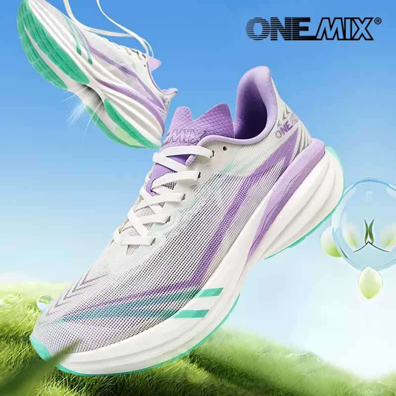 

ONEMIX 2024 New Carbon Plate Marathon Running Shoe Pro Tests Stable Support For Shock-absorbing Ultralight Bounce Sneakers