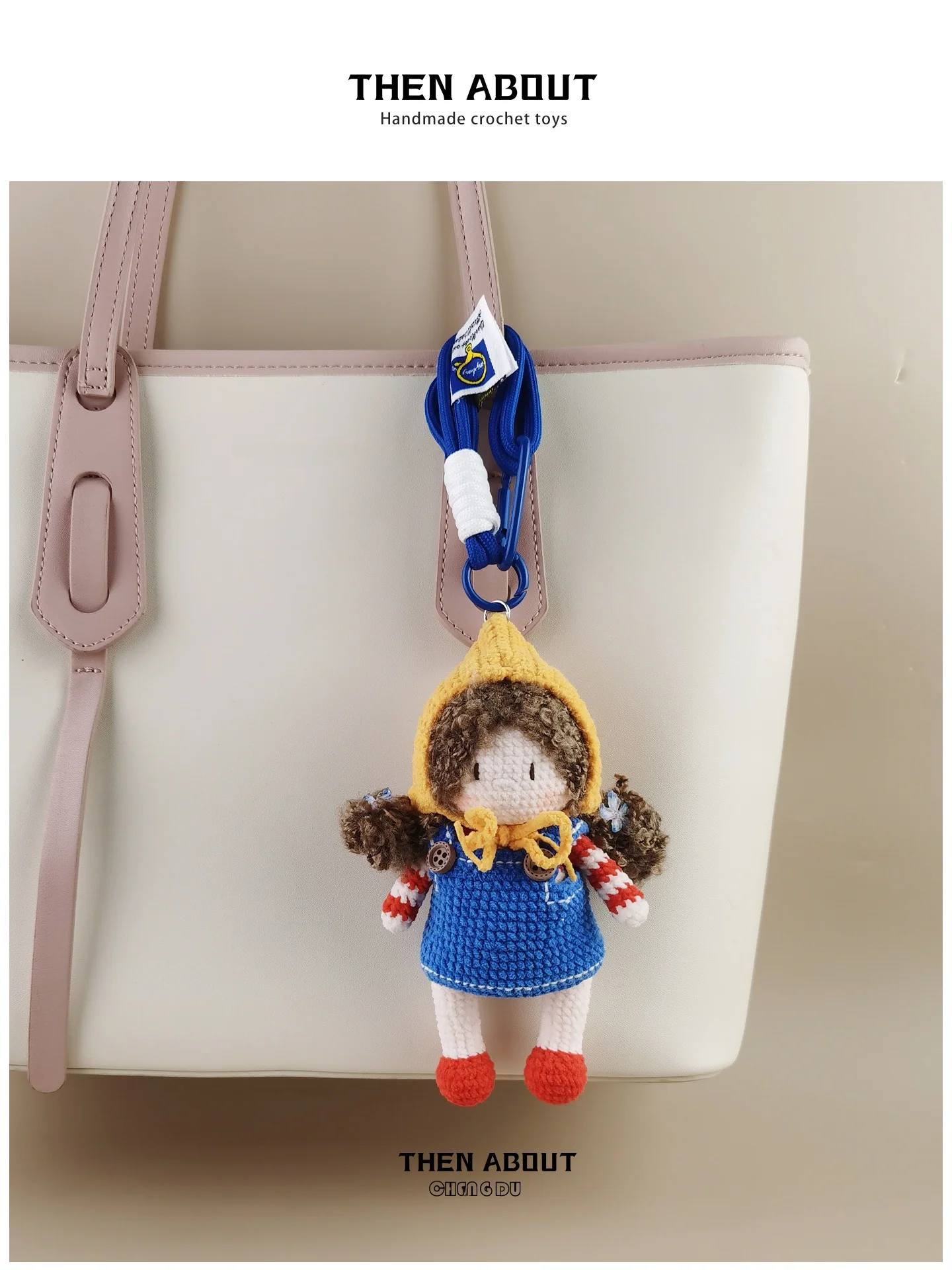Cute Curly Hair Couple Girl Bag Charm Backpack Accessory Bookbag Pendant  Gift Fashionable Trendy Accessories