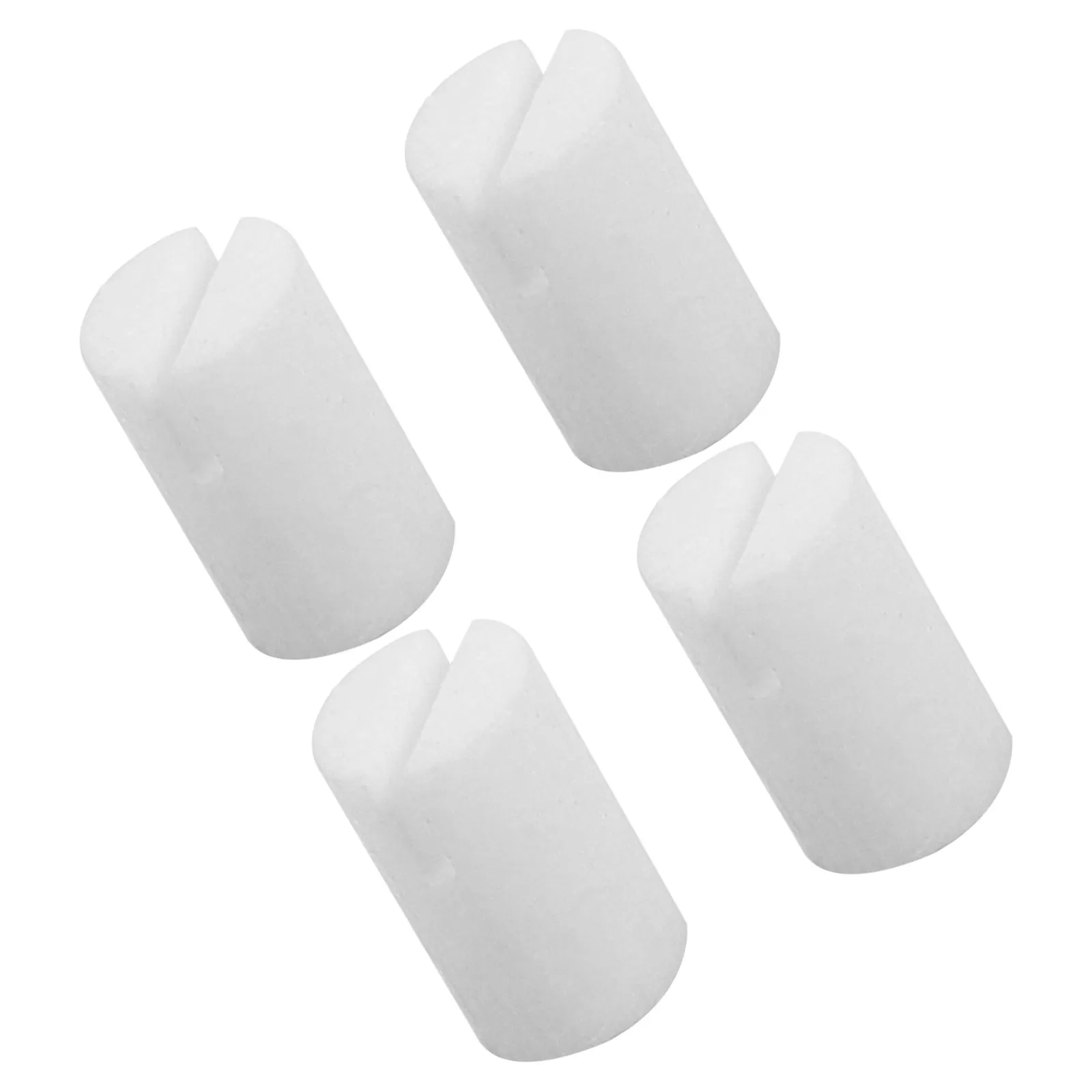 4Pcs Banjo Bone Nut 5 String Ox Bone Material Fine Craftsmanship Resistance to Breakage Banjo String Nut Replacement Kit